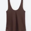 Tank-top med rund hals Tank-top med rund hals
