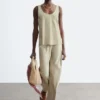 Tank-top med rund hals Tank-top med rund hals