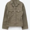 Tapered Cotton Jakke Tapered Cotton Jakke