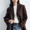 Tapered Linen Blazer