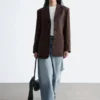 Tapered Linen Blazer