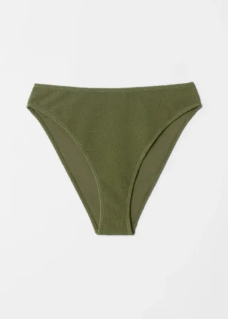 Teksturert bikinitruse med høy midje Teksturert bikinitruse med høy midje