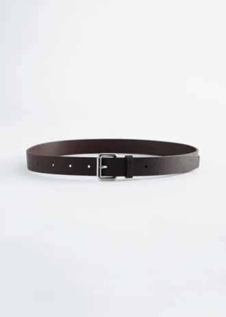 Teksturert skinnbelte
