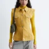 Tettsittende denimvest