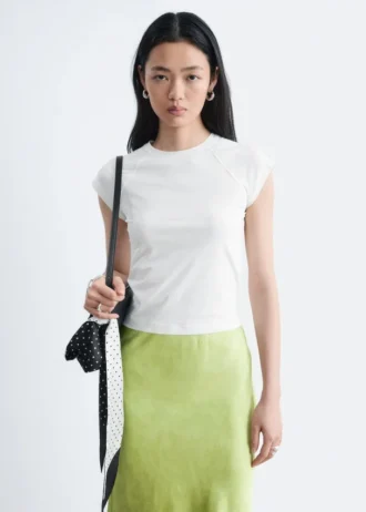 Tettsittende jersey-T-skjorte