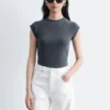 Tettsittende jersey-T-skjorte Tettsittende jersey-T-skjorte