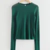 Tettsittende silkebluse