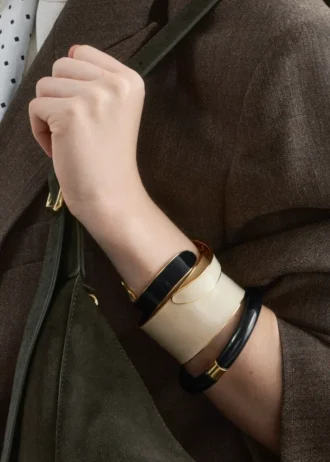 To-farget mansjettarmbånd