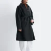 Trenchcoat i ull med belte Trenchcoat i ull med belte
