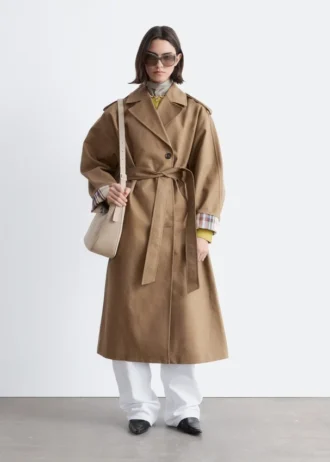 Trenchcoat med belte