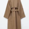 Trenchcoat med belte