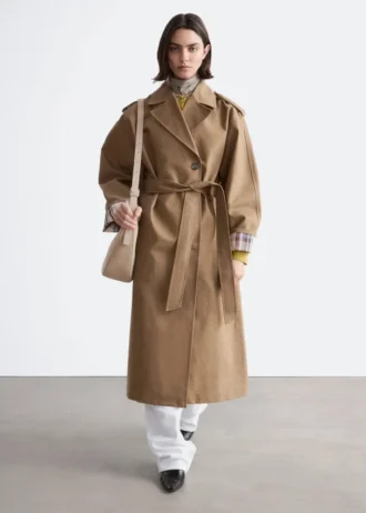 Trenchcoat med belte