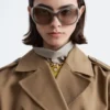 Trenchcoat med belte