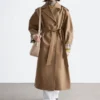 Trenchcoat med belte