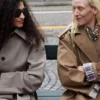 Trenchcoat med belte i ull Trenchcoat med belte i ull