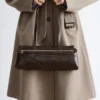 Trenchcoat med belte i ull Trenchcoat med belte i ull