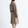 Trenchcoat med belte i ull Trenchcoat med belte i ull