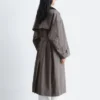 Trenchcoat med dobbeltspent Trenchcoat med dobbeltspent