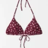 Triangel-bikini med halterneck