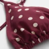 Triangel-bikini med halterneck