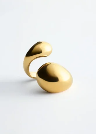 Two-Twist skulpturell ring