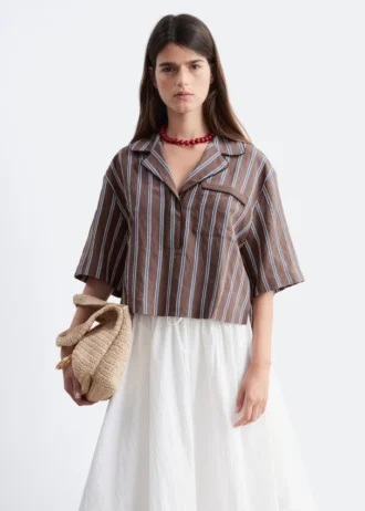 Voluminøse shorts i boxerstil