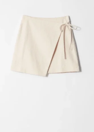Wrap-miniskjørt